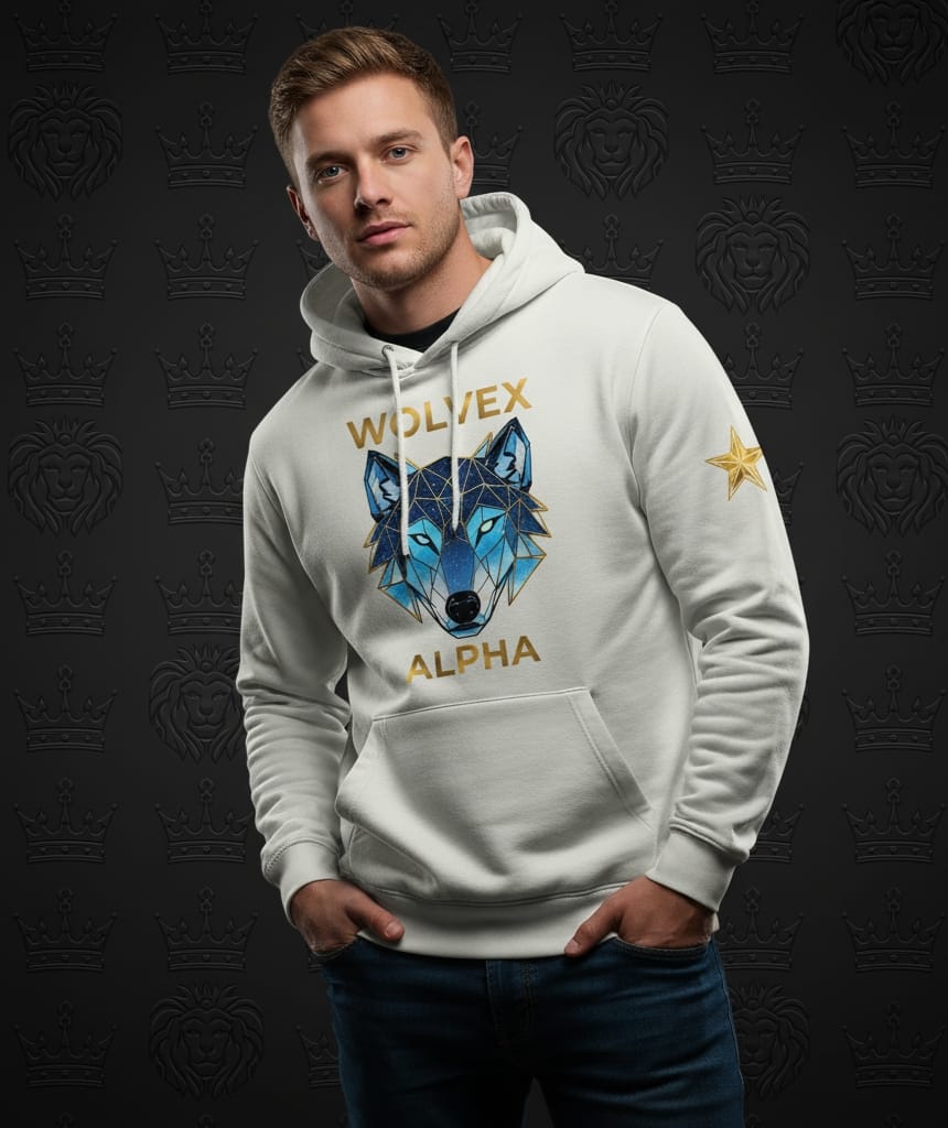 WOLVEX: Celestial Alpha Hoodie - Conquer Your Universe